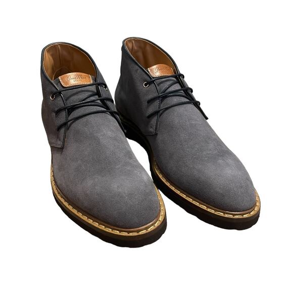 The Good Man Brand Mens Made in Italy Norwegian Chukka Boot Grey Size 9.5 NIB - Picture 2 of 8